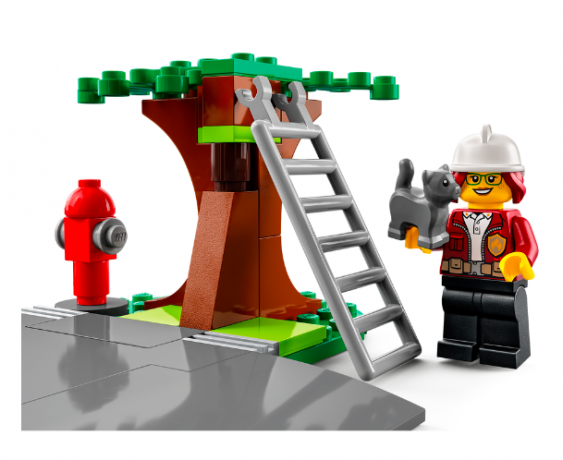 LEGO City Fire 4er Set, ЛЕГО НАБОР 60318 Пожарный вертолёт + 60319 Пожарная бригада и полицейская погоня + 60320 Пожарная часть + 60321 Пожарная команда