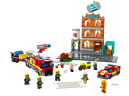 LEGO City Fire 4er Set, ЛЕГО НАБОР 60318 Пожарный вертолёт + 60319 Пожарная бригада и полицейская погоня + 60320 Пожарная часть + 60321 Пожарная команда