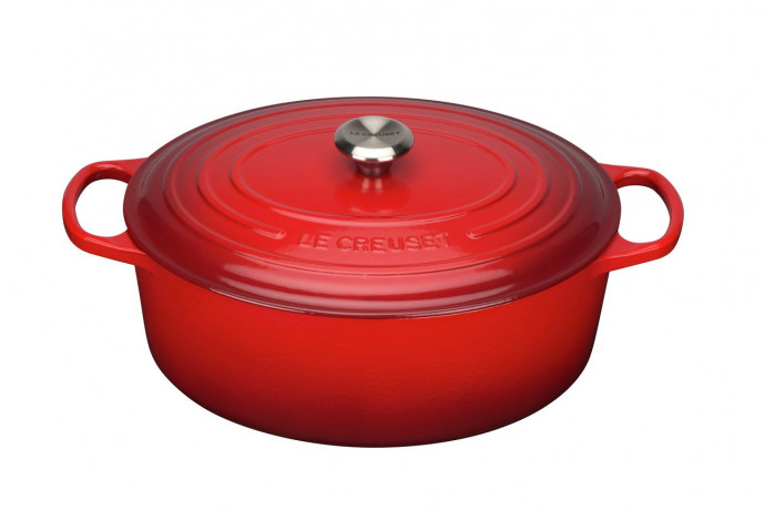Le Creuset LE CREUSET Br\u00e4ter oval 35cm Kirschrot rot LE CREUSET Br>4ter овал 35см вишнево-красный