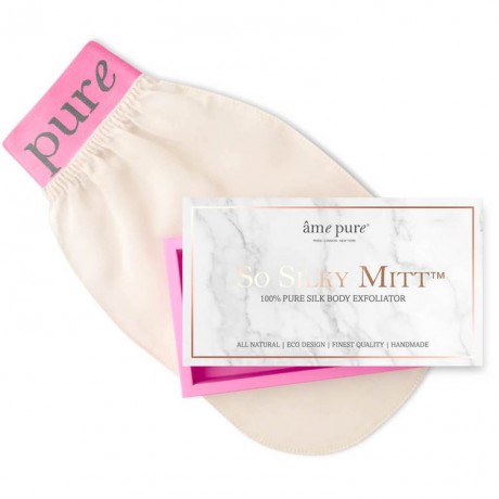 ame pure So Silky Mitt | 100% Reine Seide Такая шелковистая рукавица | 100% чистый шелк