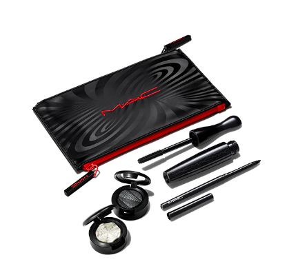 МАC Hypnotizing Holiday Now you see me Extra Dimension Eye Kit Smoky, МАК Набор для макияжа глаз в подарочной упаковке, Дымчато-серый