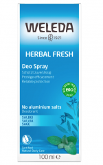 WELEDA SALBEI Herbal Fresh Deo Spray Дезодорант-спрей c ароматом шалфея без солей алюминия 100мл