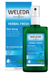 WELEDA SALBEI Herbal Fresh Deo Spray Дезодорант-спрей c ароматом шалфея без солей алюминия 100мл