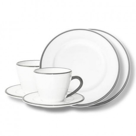Gmundner Keramik Gmundner Keramik Grauer Rand Breakfast for two Gourmet Gmundner Ceramics Grauer Rand Завтрак для двоих Гурман