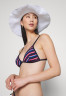 Tommy Hilfiger TRIANGLE BRAS Bikini top blue БЮСТГАЛЬТЕР С ТРЕУГОЛЬНИКАМИ Верх бикини синий