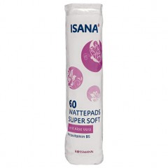 ISANA Wattepads Ватные диски с алоэ вера 60 шт.