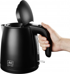 Melitta Melitta Wasserkocher Prime Aqua Mini Black Edition, 1,0 l, 2200 W  Чайник Melitta Prime Aqua Mini Black Edition, 1,0 л, 2200 Вт