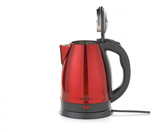 Michelino Wasserkocher Edelstahl Wasserkocher kabelloser Ein- und Ausguss, 1,8 l, 1800,00 W, 360° drehbare Basisstation Sockel mit integrierter Kabelaufwicklung Kupfer Чайник Michelino, чайник из нержавеющей стали, беспроводная вставка и выпуск, 1,8 л, 18