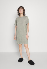 Tommy Hilfiger SHORT SLEEVE T-SHIRT DRESS Nightie light grey heather ПЛАТЬЕ-ФУТБОЛКА С КОРОТКИМ РУКАВОМ Nightie светло-серый вереск