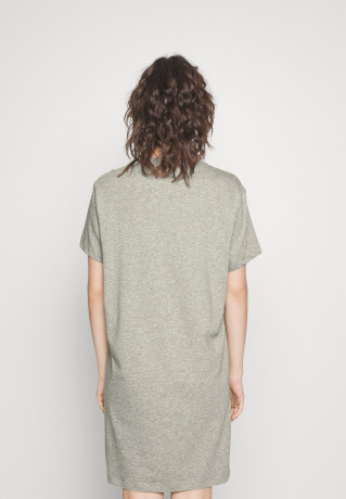 Tommy Hilfiger SHORT SLEEVE T-SHIRT DRESS Nightie light grey heather ПЛАТЬЕ-ФУТБОЛКА С КОРОТКИМ РУКАВОМ Nightie светло-серый вереск