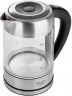 JUNG JUNG Wasserkocher ADLER AD1247, Wasserkocher Glas mit Temperatureinstellung Digital, 1.7 l, 2200 W, Glas mit Edelstahl, LED Beleuchtung LCD Display, 360° Basis Kettle Чайник JUNG ADLER AD1247, стеклянный чайник с цифровой регулировкой температуры,