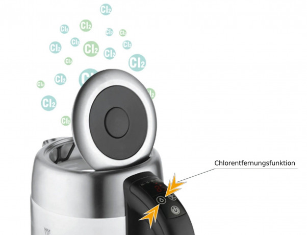 JUNG JUNG Wasserkocher ADLER AD1247, Wasserkocher Glas mit Temperatureinstellung Digital, 1.7 l, 2200 W, Glas mit Edelstahl, LED Beleuchtung LCD Display, 360° Basis Kettle Чайник JUNG ADLER AD1247, стеклянный чайник с цифровой регулировкой температуры,