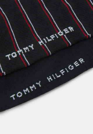 Tommy Hilfiger WOMEN SNEAKER PREPPY 2 PACK Socks black ЖЕНСКИЕ КРОССОВКИ PREPPY 2 НАБОР Носки черный