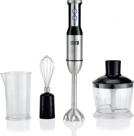Lebenlang Lebenlang Stabmixer Stabmixer Purierstab Set Mixer Edelstahl Hochwertig 2 Jahre Garantie, 1000,00 W  Ручной блендер на всю жизнь, ручной блендер, набор стержней Purier, миксер из нержавеющей стали, высокое качество, гарантия 2 года, 1000,00 Вт