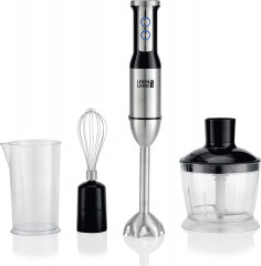 Lebenlang Lebenlang Stabmixer Stabmixer Purierstab Set Mixer Edelstahl Hochwertig 2 Jahre Garantie, 1000,00 W  Ручной блендер на всю жизнь, ручной блендер, набор стержней Purier, миксер из нержавеющей стали, высокое качество, гарантия 2 года, 1000,00 Вт
