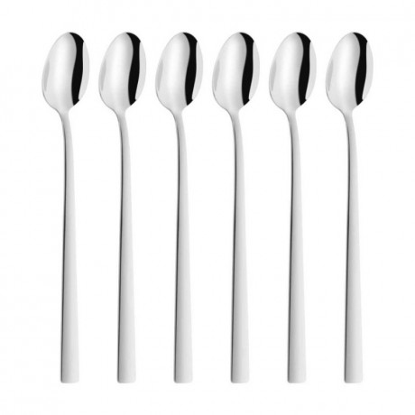 Zwilling Zwilling Dinner Edelstahl 18/10 Longdrinkloffel / Limonadenloffel Set 6-tlg. 21 cm Набор столовых ложек Zwilling из нержавеющей стали 18/10 для лонг-дринк/лимонад, 6 шт. 21 см
