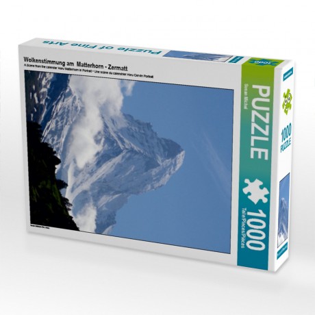 CALVENDO Puzzle CALVENDO Puzzle Wolkenstimmung am  Matterhorn Пазл CALVENDO Puzzle Облако настроения на Маттерхорне