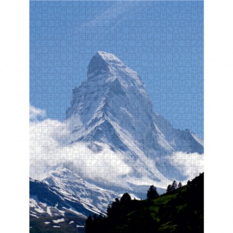 CALVENDO Puzzle CALVENDO Puzzle Wolkenstimmung am  Matterhorn Пазл CALVENDO Puzzle Облако настроения на Маттерхорне