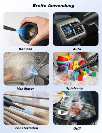 Lannister Lannister Akku-Handstaubsauger Druckluft Staubwedel 6000mAh 51000RPM drei Geschwindigkeitsregelung, LED-Licht eine Taste starten eine Vielzahl von Dusen Беспроводной ручной пылесос Lannister, тряпка со сжатым воздухом, 6000 мАч, 51000 об/мин, т