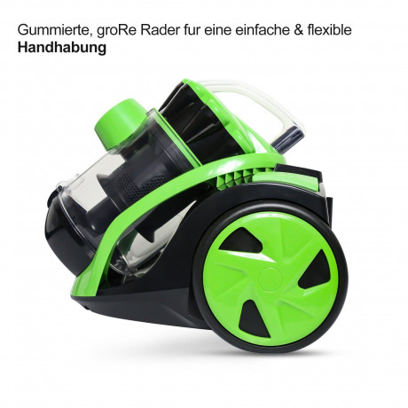 Clanmacy Clanmacy Akku-Bodenstaubsauger Zyklon Hybrid Staubsauger FAMILY PETS, beutellose Multi-Zyklon-Technologie, beutellos, mit Wasserfilter fur kraftvolle Beseitigung von Tierhaaren und grundliche Entfernung von Tiergeruchen Беспроводной пылесос Cla