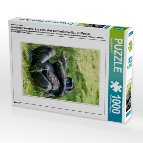 CALVENDO Puzzle CALVENDO Puzzle Emotionale Momente: Aus dem Leben der Familie Gorilla. \/ CH-Version Пазл CALVENDO Пазл Эмоциональные моменты: Из жизни семьи горилл. \/ версия CH
