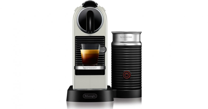 DeLonghi DeLonghi Nespresso Citiz EN 267.WAE, Kapselmaschine weiss/silber weiss, silber DeLonghi Nespresso Citiz EN 267.WAE, капсульная машина белый/серебристый