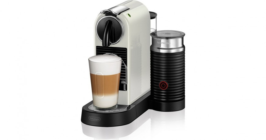 DeLonghi DeLonghi Nespresso Citiz EN 267.WAE, Kapselmaschine weiss/silber weiss, silber DeLonghi Nespresso Citiz EN 267.WAE, капсульная машина белый/серебристый