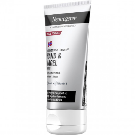 Neutrogena Hand & Nagel Creme, 75 ml, Neutrogena Крем для рук, ногтей и кутикулы с глицерином и витамином E, 75 мл
