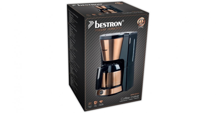 Bestron Bestron ACM1000CO, Filtermaschine kupfer/schwarz kupfer, schwarz Bestron ACM1000CO, фильтр-машина медный/черный