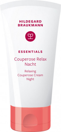 Hildegard Braukmann ESSENTIALS Couperose Relax Nacht, 50 ml, Hildegard Braukmann ночной крем для лица для кожи, склонной к куперозу, для женщин, 50 мл