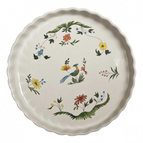 Gien Fayencerie Gien 'Oiseaux Paradis' Quicheform 29 cm Gien "Oiseaux Paradis" Блюдо для запекания 29 см