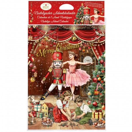 Heidel Weihnachtsmaerchen Adventskalender, Heidel Weihnachtsmaerchen шоколадный адвент-календарь 2026 «Рождественская сказка», 24 фигурки, 75 г
