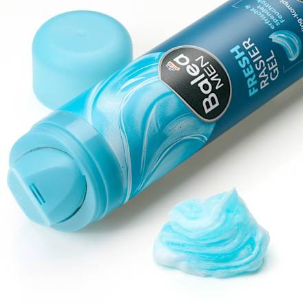 Balea MEN Rasiergel Fresh, 200 ml, Освежающий гель Fresh для бритья с охлаждающим ментолом, 200 мл