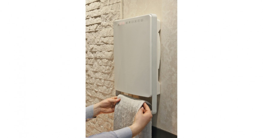 Steba Steba Bad-Schnellheizer BS 1800 Touch, Heizlufter weiss/grau weiss/grau Быстродействующий обогреватель для ванной комнаты Steba BS 1800 Touch, тепловентилятор белый/серый