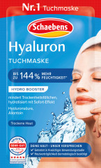 Schaebens Tuchmaske Hyaluron, 1 St., Тканевая маска с гиалуроновой кислотой для увлажнения и гладкости кожи, 1 шт.