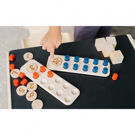 PLANTOYS Lernspiel Zehnerrahmen Unit Link Lernspiele Образовательная игра десять кадров связать развивающие игры