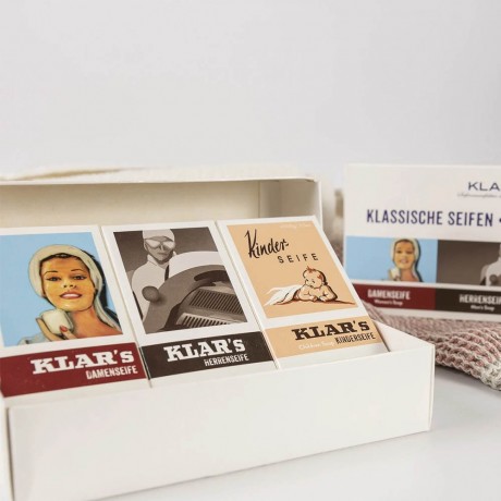 Klar Seifen Set Klassische Seifen 3x100g Набор Классическое мыло 3х100г