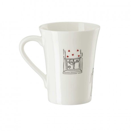 Hutschenreuther Hutschenreuther My Mug Collection Friends - 24/7 you Becher mit Henkel 0,40 L Hutschenreuther My Mug Collection Friends - Круглосуточная кружка с ручкой 0,40 л