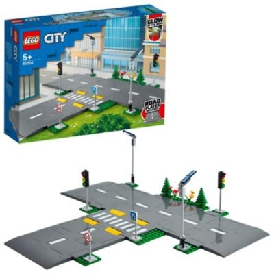 LEGO City 2er Set: Fire 60282 Mobile Feuerwehreinsatzzentrale + Town 60304 Strassenkreuzung mit Ampeln City Set of 2: Мобильный пункт управления пожарной командой Fire 60282 + перекресток Town 60304 со светофором