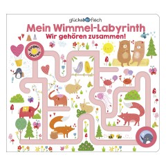 Sauerlander Verlag Glucksfisch: Mein Wimmel-Labyrinth: Wir gehoren zusammen! Glucksfisch: Мой кишащий лабиринт: Мы принадлежим друг другу!
