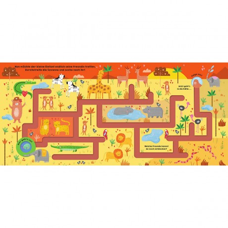 Sauerlander Verlag Glucksfisch: Mein Wimmel-Labyrinth: Wir gehoren zusammen! Glucksfisch: Мой кишащий лабиринт: Мы принадлежим друг другу!