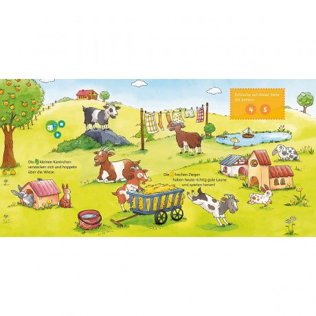 Tessloff Verlag BOOKii® Zahle die Tiere von 1 bis 10 BOOKii® Пронумеруйте животных от 1 до 10