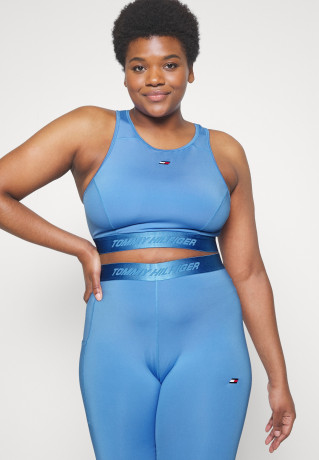 Tommy Hilfiger ESSENTIALS TAPE LEGGING Leggings Hydrangea Blue ESSENTIALS TAPE LEGGINGS Леггинсы гортензия синяя