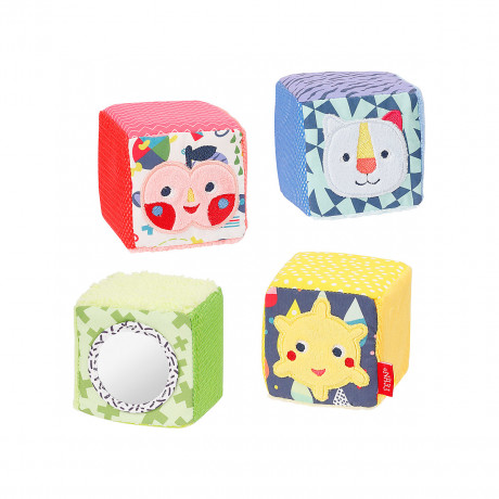 Fehn 4er Set Wurfel COLOR Friends Набор из 4-х кубиков COLOR Friends