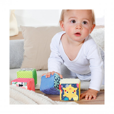 Fehn 4er Set Wurfel COLOR Friends Набор из 4-х кубиков COLOR Friends