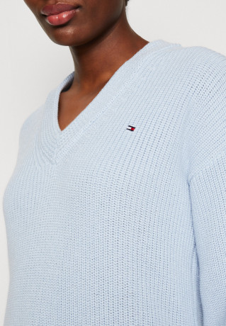 Tommy Hilfiger SWEATER  Jumper breezy blue СВИТЕРА Джемперы свежий синий