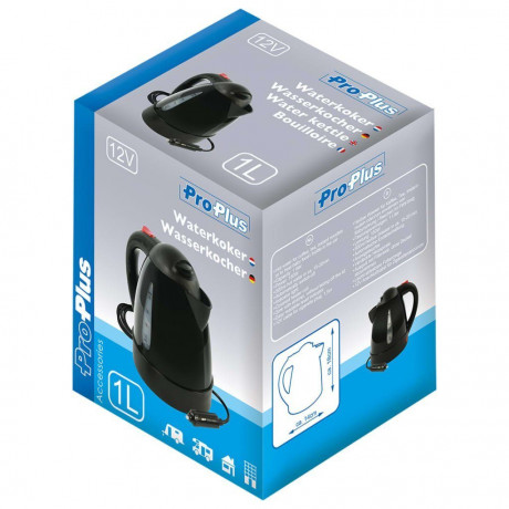 ProPlus ProPlus Wasserkocher Wasserkocher 12 V 1 L Schwarz, 1 l Чайник ProPlus Чайник 12 В 1 л Черный, 1 л