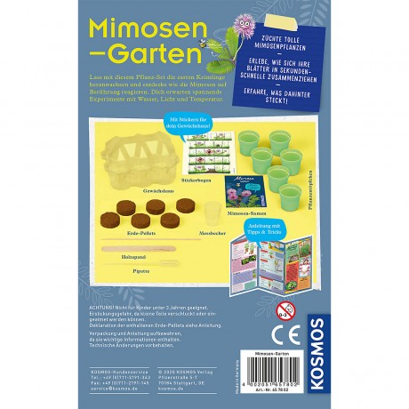 Kosmos Mitbringexperiment Mimosen-Garten Возьмите с собой эксперимент в саду мимозы