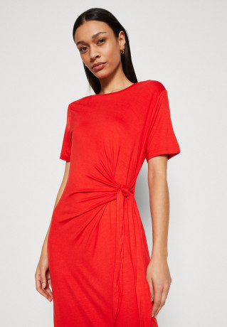 Tommy Hilfiger KNOT MIDI Jersey dress fireworks KNOT MIDI Платье из джерси салют