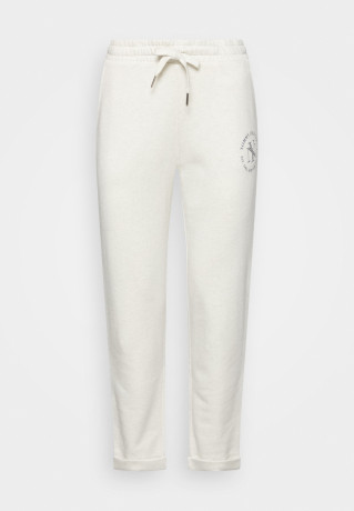 Tommy Hilfiger TAPERED ROUNDALL Tracksuit bottoms white heather TAPERED ROUNDALL Спортивные брюки белый вереск